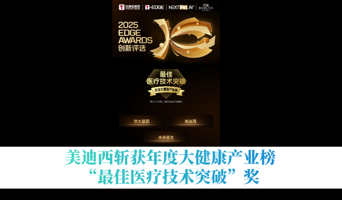 6008集团斩获年度大健全产业榜“最佳医疗技术突破”奖